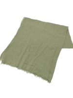 オーガニックコットンストール/グリーン系(021)
