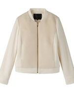 シャギーメルトンブルゾン/オフホワイト(004)