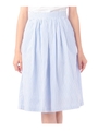 ストライプギャザースカート/ライトブルー(391)