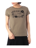 ソフト天竺プリントカットソー/オフホワイト(003)