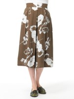 ヴィンテージ花柄パンツ/グリーン柄