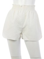 Gingham short pants/ホワイト