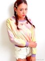 【ANAP】裏起毛タイダイハートホールトップス/PP