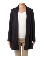 ショールカラーロングカーディガン/グレー系(013)