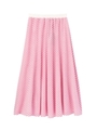 ストライプマキシスカート/ピンク(372)