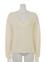 ブークレーニット/ホワイト