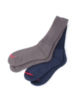 ベーシックリブソックス2P/ホワイト(001)