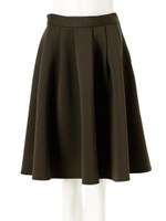 ボリュームフレアスカート/グレー