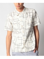 ラビリンス柄オックスシャツ/オフホワイト(403)