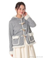 リボンパーカー/Ｍグレー