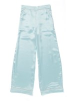 TIDY SILK PANTS/AQUA
