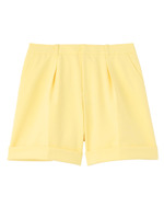 センタープレスストレッチショートパンツ/イエロー(032)