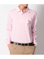 ダイヤジャカードポロシャツ/ライトブルー(991)