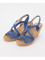 バックベルトジュートサンダル/ブルー(092)