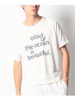 ラメロゴプリントドルマンカットソー/グレー(112)