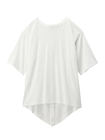 リヨセルコットンソフト天竺カットソー/ブラック(019)