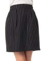 レジメンタルストライプタイトスカート/Navy