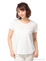 ・バックシャンプリーツプルオーバー/Off White