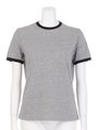 【BED&BREAKFAST】Combination Jersey Crew-neck Tee/GRAY