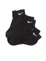 【NIKE】3PPK CUSHION QUARTER 23−25/BLK