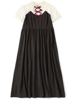 【スキヤキ】おとぎの国のナイティドレス　童話の悪役編　「黒猫」/ブラック×ホワイト