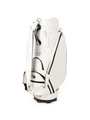クロコ型押しゴルフバッグ/ホワイト(004)