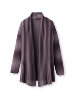 グラデーションニットカーディガン/パープル(083)