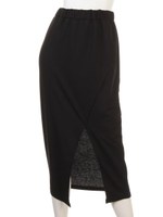 スリットロングSK/杢GRY