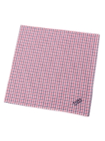 チェック柄ハンカチ/クリスタル/透明(009)