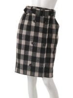 ラップタイトスカート/ネイビー(無地)