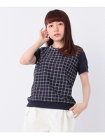 レースウィンドウペンプルオーバー/サックス(090)