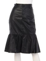 レザーマーメイドスカート/オフ