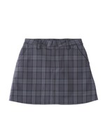 PREPPY A LINE SKIRT/ブラック