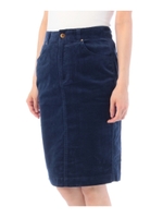 コーデュロイタイトスカート/ライトブルー(091)