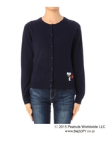 スヌーピーニットカーディガン/レモンイエロー(031)