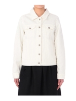 ダブルポケットデニムブルゾン/オフホワイト(003)