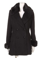 ファー付ウールJK/ミックス1