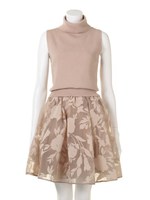 フラワーフロッキーコンビワンピース/MOC