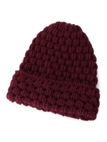 ポップコーンニットワッチ/ワインレッド(065)