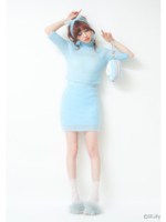 モヘアプルオーバーニット/BLUE