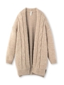 ラメ混MIXニットカーディガン/グレー(012)