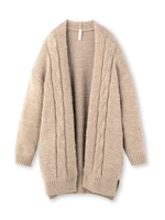 ラメ混MIXニットカーディガン/グレー(012)