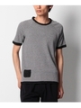 リバーシブルボーダーTシャツ/ネイビー(393)