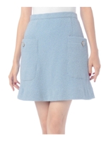 Wポケットブークレミニスカート/キャメル(041)