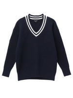 [L]ラメチルデンニット/ブルー系(092)