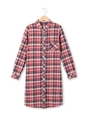 チェックネルワンピース/レッド(262)
