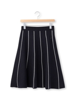 ニットフレアスカート/ネイビー(393)