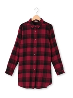 ビエラ起毛チェックチュニックシャツ/オフホワイト(203)