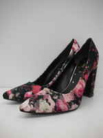 ポインテッドトゥベルベット美脚パンプス/マルチ