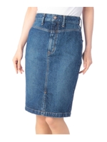 レギュラーデニムスカート/ブルー(092)